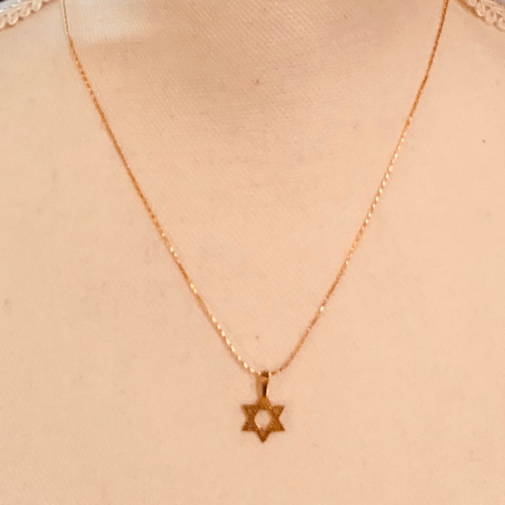 Star of David Pendant and Necklace